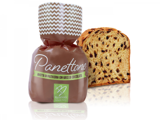 Panettone Classico di Pasticceria con Sacchetto Regalo Bennati